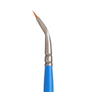 White Smoke Princeton Select 3750 Synthetic Short Handle Brush, Angle Spot Detailer Sz 10/0 Paint Brushes
