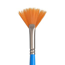 White Smoke Princeton Select 3750 Synthetic Short Handle Brush, Fan Size 2 Paint Brushes