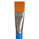 White Smoke Princeton Select 3750 Synthetic Short Handle Brush, Flat Shader Size 20 Paint Brushes
