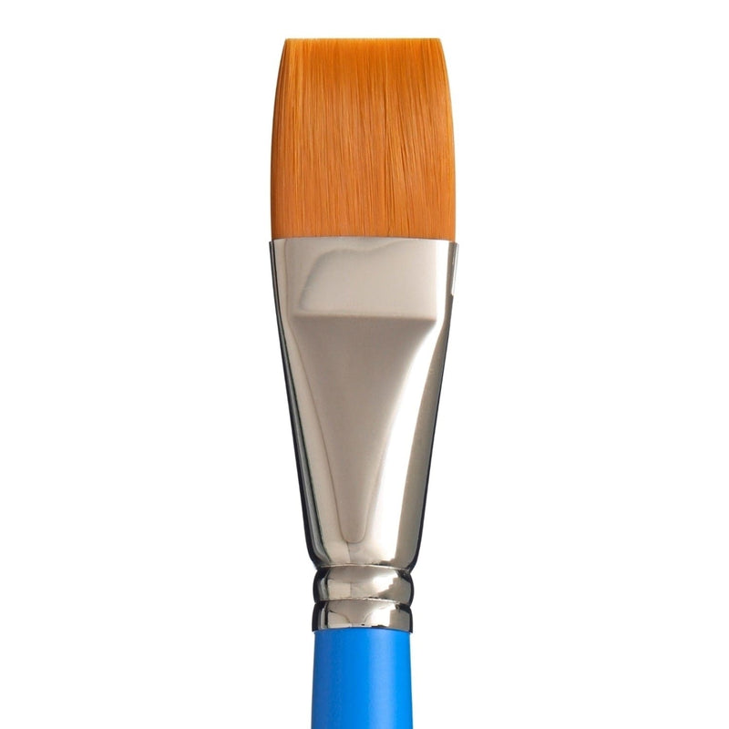 Princeton Select 3750 Synthetic Short Handle Brush, Flat Wash Size 1 In