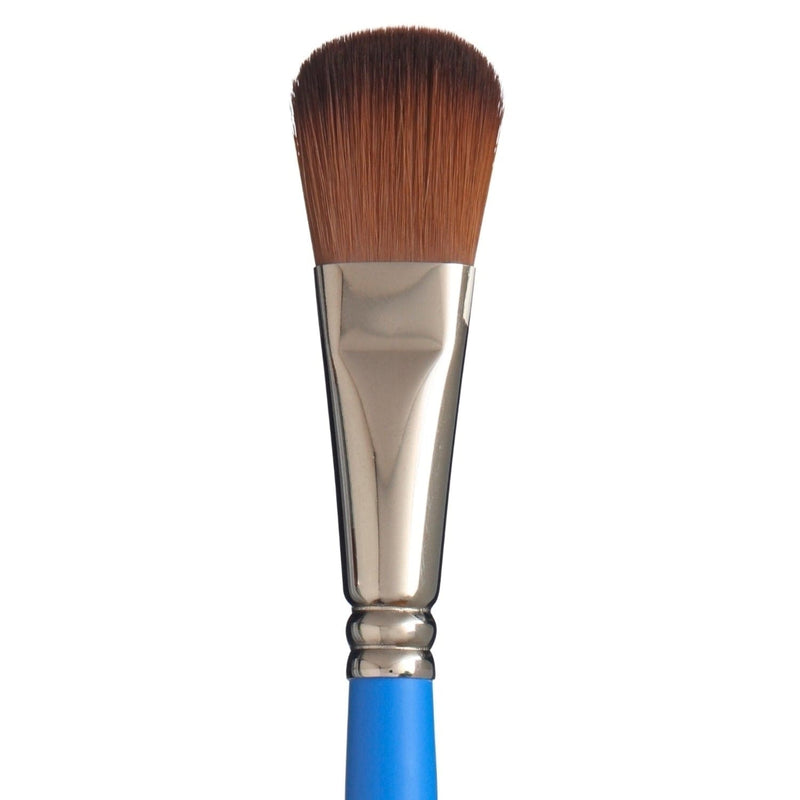 Princeton Select 3750 Synthetic Short Handle Brush, Oval Mop Size 1 In