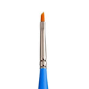 White Smoke Princeton Select 3750 Synthetic Short Handle Brush, Mini Angle Shader Sz 1/8In Paint Brushes