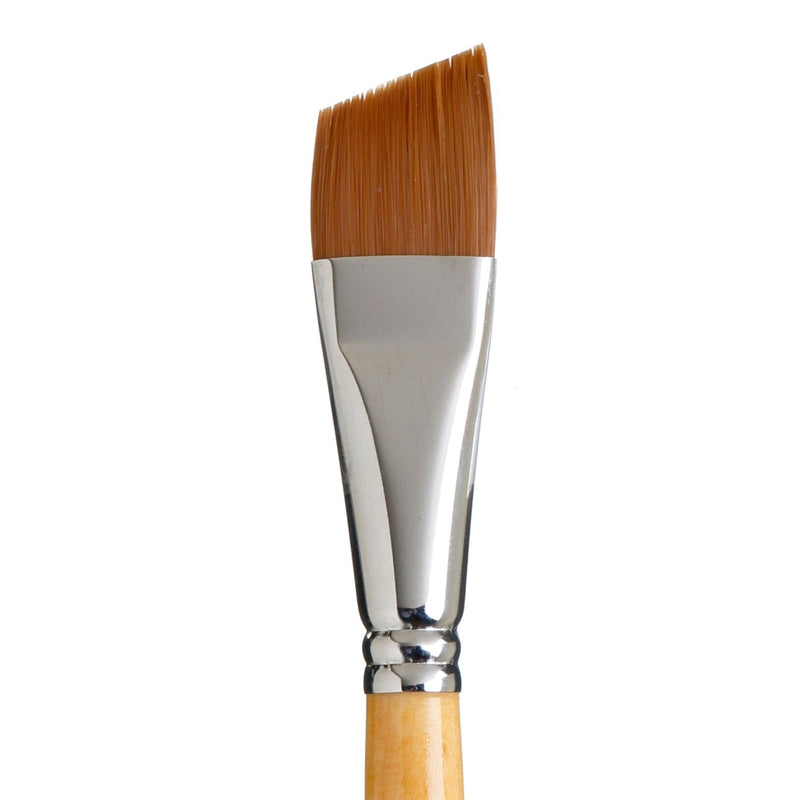Princeton Snap 9650 Sythentic Gold Short Handle Brush, Ang Short Handle Brush,ader Size 3/4IN