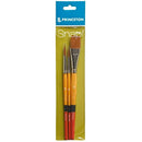Dark Goldenrod Princeton Snap 9650 Sythentic Gold Short Handle Brush, Snap 9650 Set