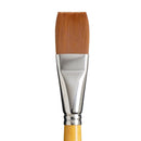White Smoke Princeton Snap 9650 Sythentic Gold Short Handle Brush, Stroke Size 1/2IN Paint Brushes