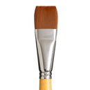White Smoke Princeton Snap 9650 Sythentic Gold Short Handle Brush, WaShort Handle Brush, Size 1IN Paint Brushes