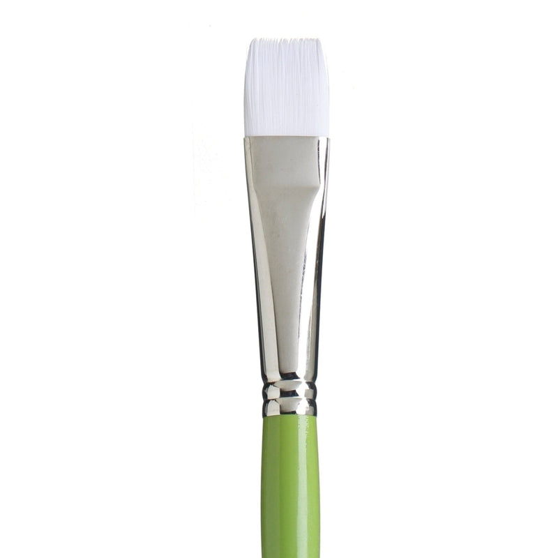 Princeton Snap 9800 Synthetic White  Long Handle Brush, Bright Size 4