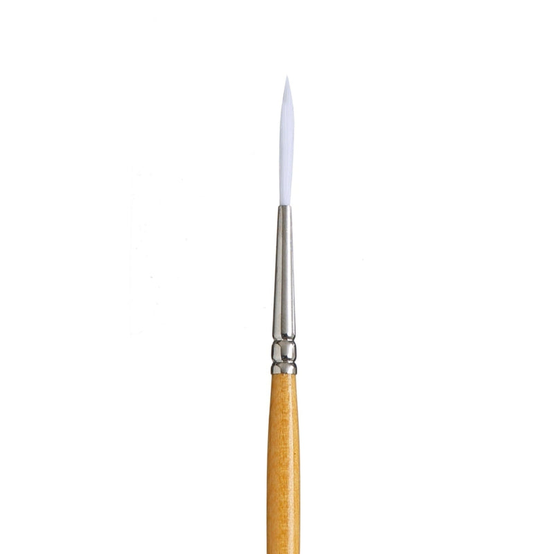 Princeton Snap 9850 Synthetic White Short Handle Brush, Liner Size 4
