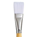 Light Gray Princeton Snap 9850 Synthetic White Short Handle Brush, Stroke Size 1 IN Paint Brushes