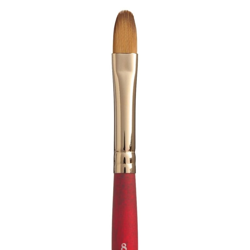 Princeton Velvetouch 3950 Synthetic Short Handle Brush Filbert Size 6
