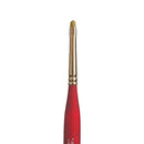 White Smoke Princeton Velvetouch 3950 Synthetic Short Handle Brush Mini Blender Size 1/8IN Paint Brushes
