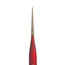 White Smoke Princeton Velvetouch 3950 Synthetic Short Handle Brush Mini Monogram Size 20/0 Paint Brushes