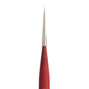 White Smoke Princeton Velvetouch 3950 Synthetic Short Handle Brush Mini Round Size 20/0 Paint Brushes