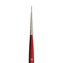 White Smoke Princeton Velvetouch 3950 Synthetic Short Handle Brush Short Handle Brushort Liner Size 18/0 Paint Brushes