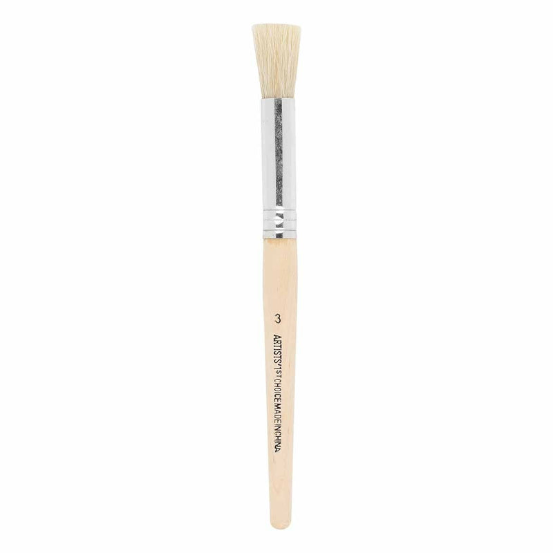 Wheat Artist First Choice Stencil Brush Size 3 Brushes