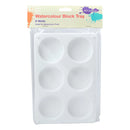 Lavender Art Culture Watercolour Block Tray 8.25 x 5.5 inches 6 Wells Paint Palettes