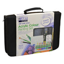 Gray The Art Studio Acyrlic Colour Painting Set Art Case Series Acrylic Paints