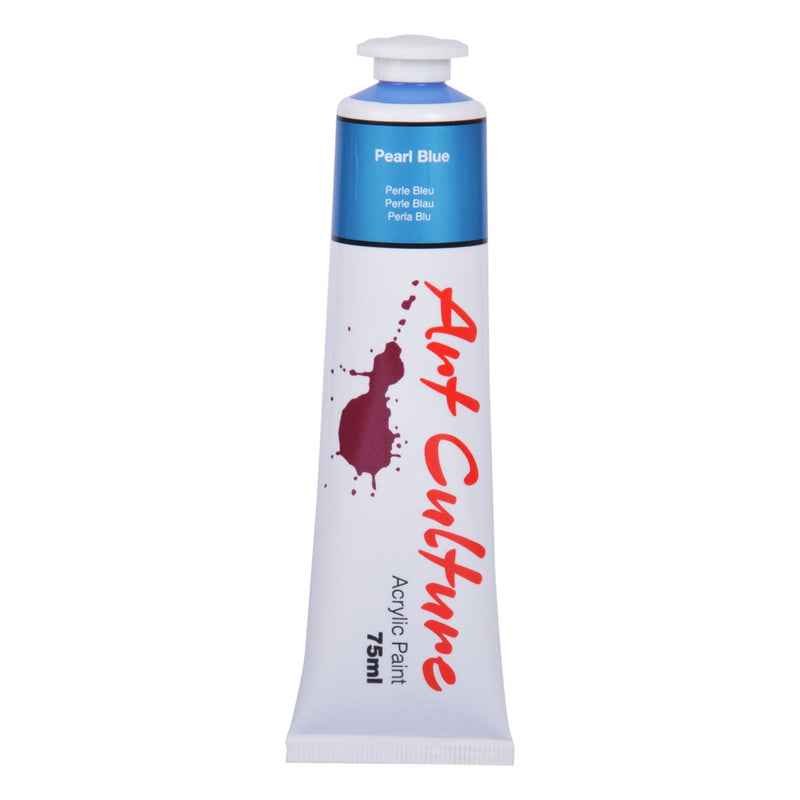 Maroon Art Culture Students Acrylic Paint Pearl Blue 75ml Acrylic Paints