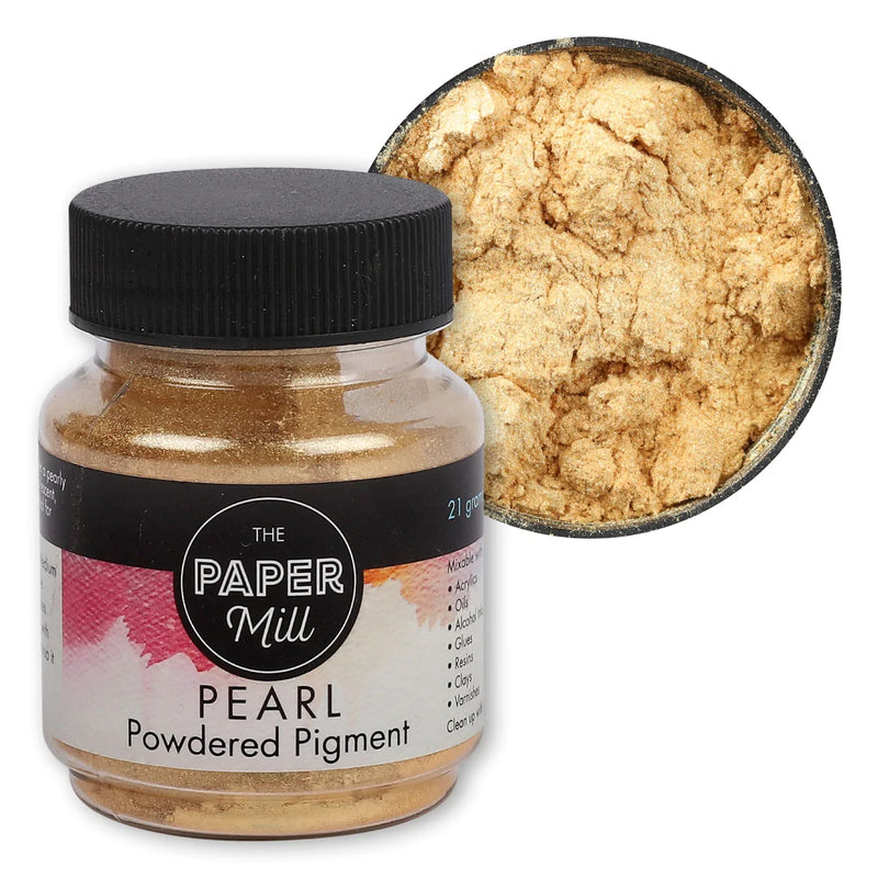 Tan The Paper Mill Pearl Powdered Pigment Brilliant Gold 21g Pigments