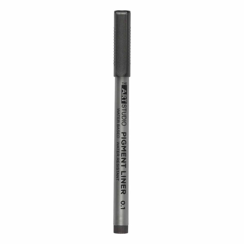 Dim Gray The Art Studio Multi Pigment Liners Pen 0.1 Black Pens and Markers