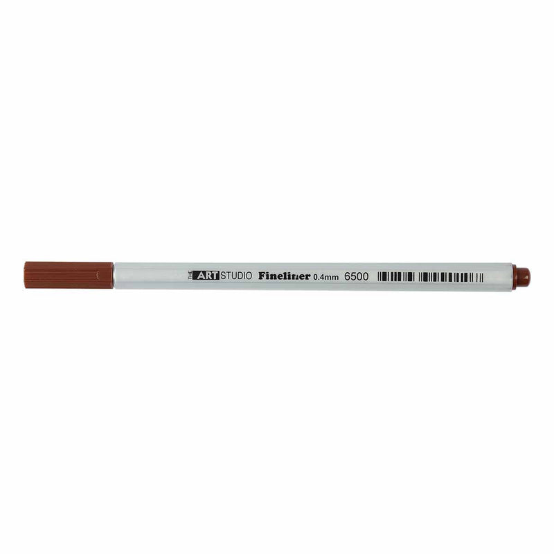 Gray The Art Studio Fineliners 0.4mm Brown Pens and Markers