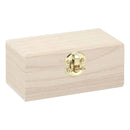 Light Gray Urban Crafter Paulownia Rectangle Box 13 x 7 x 5.8cm Boxes