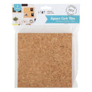 White Smoke Urban Crafter Square Cork Tiles 15.24cm x15.24cm x5mm (4 Pieces) Corks