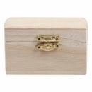 Rosy Brown Urban Crafter Paulownia Rectangle Hinged Chest 9 x 5.5 x 5cm Wood Crafts