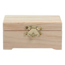 Rosy Brown Urban Crafter Pine Hinged Box 9 x 6 x 4cm Boxes