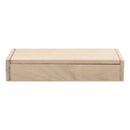 Tan Urban Crafter Paulownia Flip Top Box 18.5 x 10 x 3.5cm Boxes