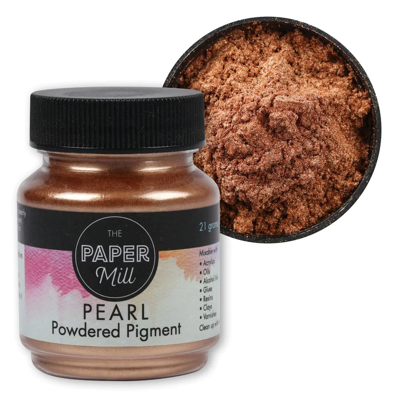 Saddle Brown The Paper Mill Pearl Powder Pigment 21g Metallic Copper Pigments