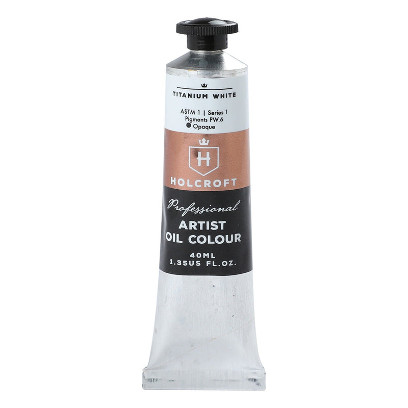 Rosy Brown Holcroft Artist Oil Paint 40ml Titanium White S1 Oil