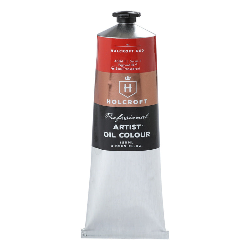 Dim Gray Holcroft Artist Oil Paint 120ml - Holcroft Red S1 Oil
