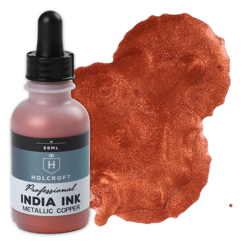 Sienna Holcroft India Ink Metallic Copper 59ml Ink