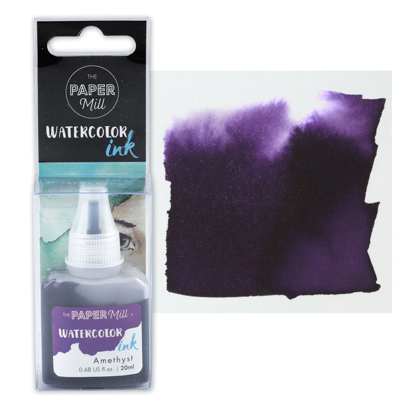 Dark Slate Gray The Paper Mill Watercolour Ink Amethyst 20ml Inks