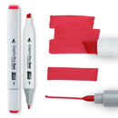 Maroon The Art Studio GraphicPro Duo Marker Geranium Pens and Markers