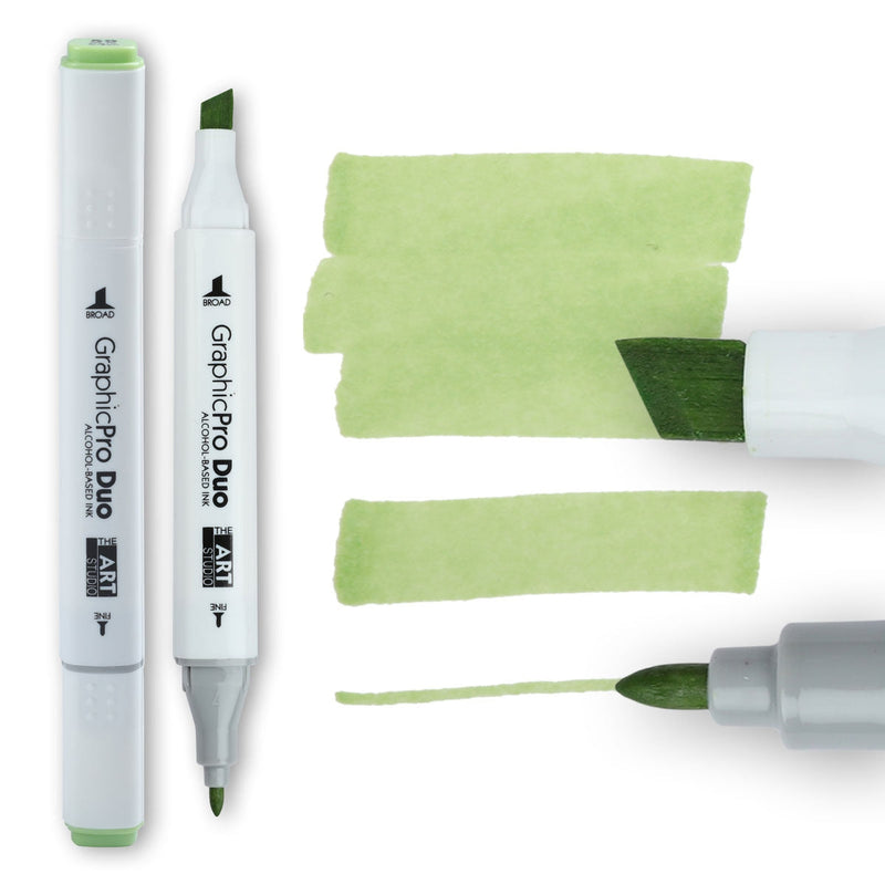 Tan The Art Studio GraphicPro Duo Marker Pale Green Pens and Markers