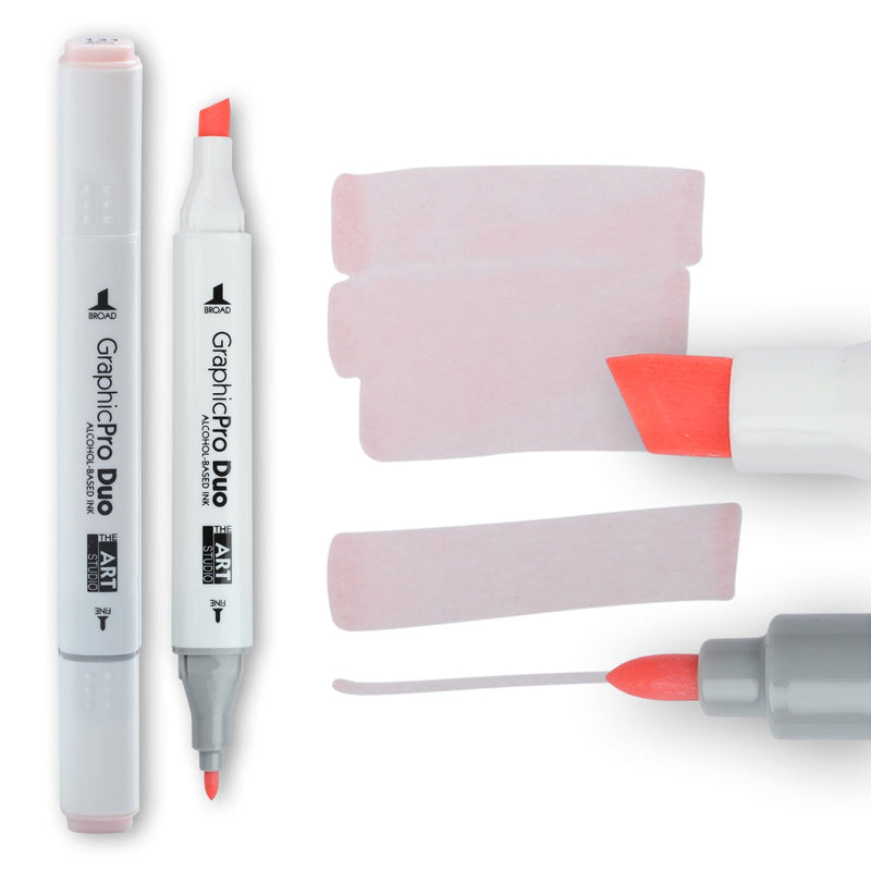 Light Gray The Art Studio GraphicPro Duo Marker Skin White Pens and Markers