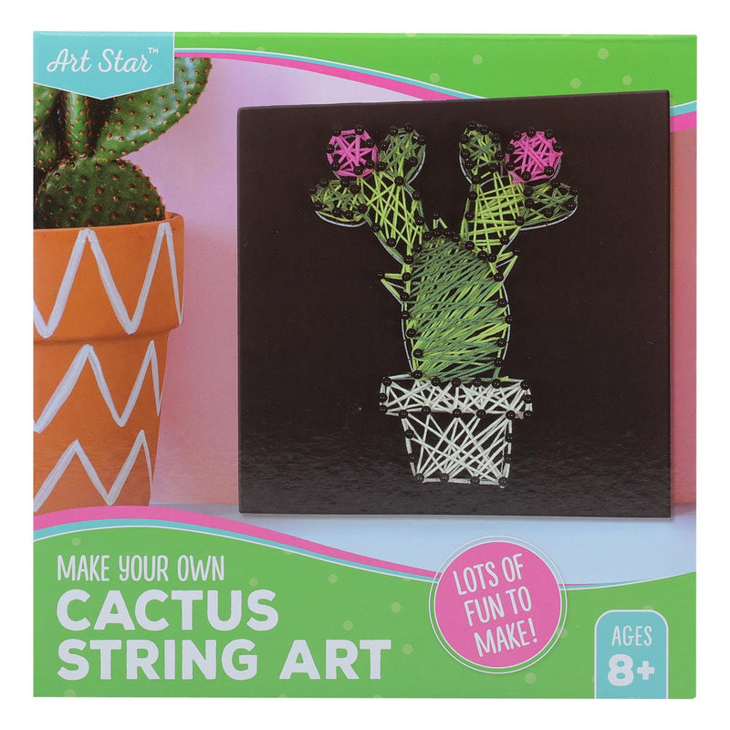 Black Artstar MYO String Art Cactus Makes 1 Kids Kits