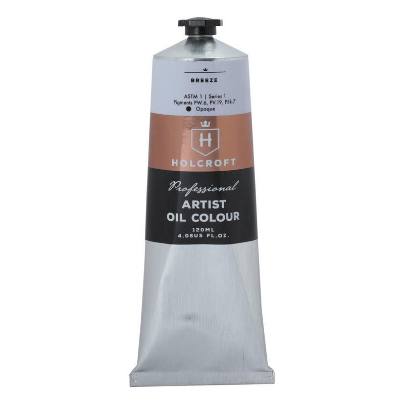 Dim Gray Holcroft Artist Oil Paint 120ml - Breeze S1 Oil