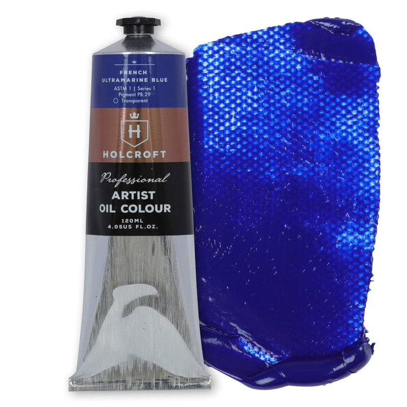 Midnight Blue Holcroft Artist Oil Paint120ml-FrenchUltmarBlue S1 Oil