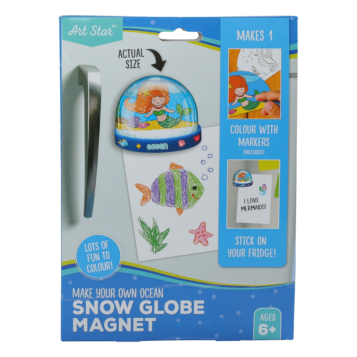 Art Star Make Your Own Ocean Snow Globe Kit