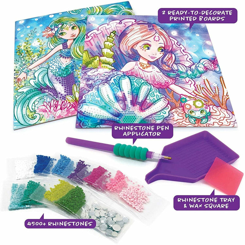 Light Gray Nebulous Stars Dazzle by Number-Marinia and Coralia Kids Craft Kits