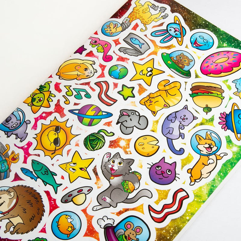 Dark Slate Gray Crayola Cosmic Cats Coloring Book 96 Pages Kids Activity Books