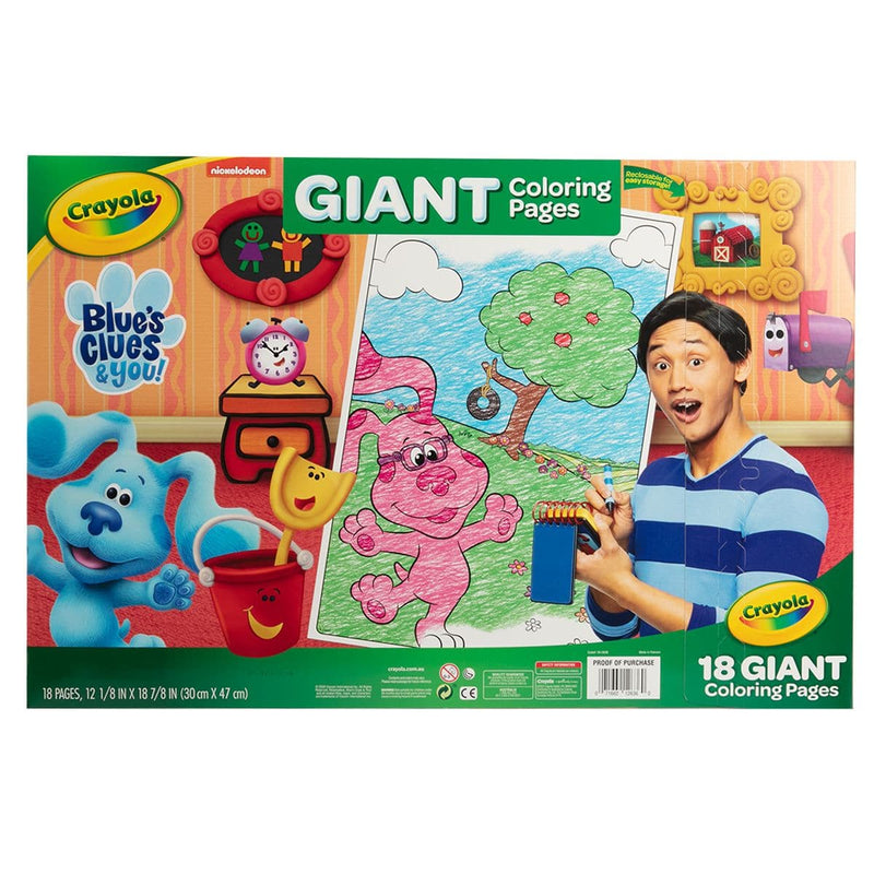 Tan Crayola Giant Coloring Pages - Blues Clues Kids Activity Books
