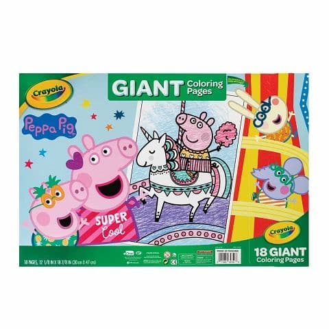 Thistle Crayola Giant Coloring Pages - Peppa Pig Kids Activity Books