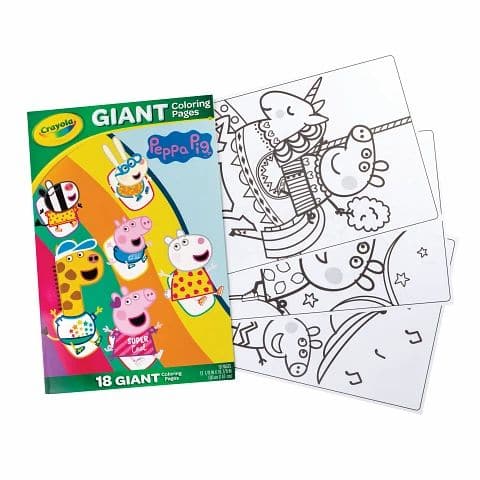 Goldenrod Crayola Giant Coloring Pages - Peppa Pig Kids Activity Books