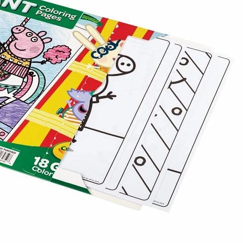 Sandy Brown Crayola Giant Coloring Pages - Peppa Pig Kids Activity Books