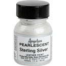 Black Angelus Pearlescent Acrylic Paint Sterling Silver