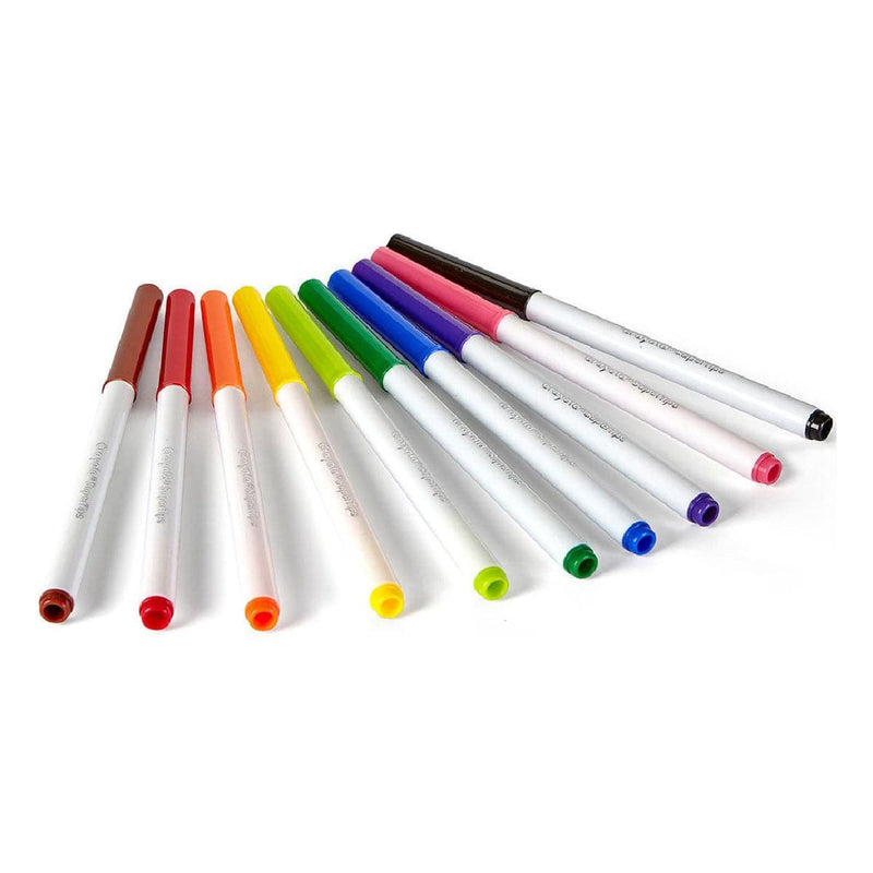 Gray Crayola Washable Super Tips Markers 10 Pack Kids Markers